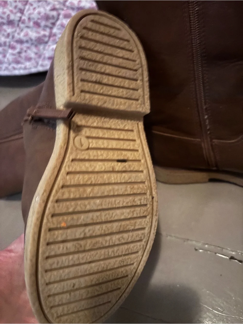 Girls Cat & Jack Target Brown Tall Heeled Boots